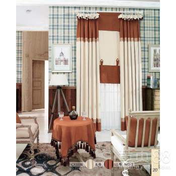 【鴻翔布藝澳泰爾紡織家樂(lè)居方園布藝一可布藝textile成品窗簾布藝家紡織窗飾窗紗】-